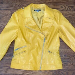 INC faux leather moto jacket